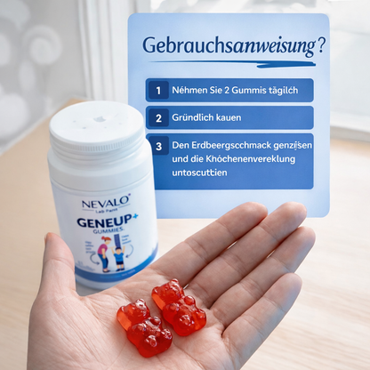 GENEUP+ Gummies: Natürliche Vitamine für gesundes Wachstum